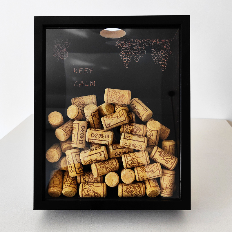 Collectible Vintage Wine - ไวน์แดง Cork กรอบไม้ไวน์ Cork กรอบรูปขวดไวน์ Corks