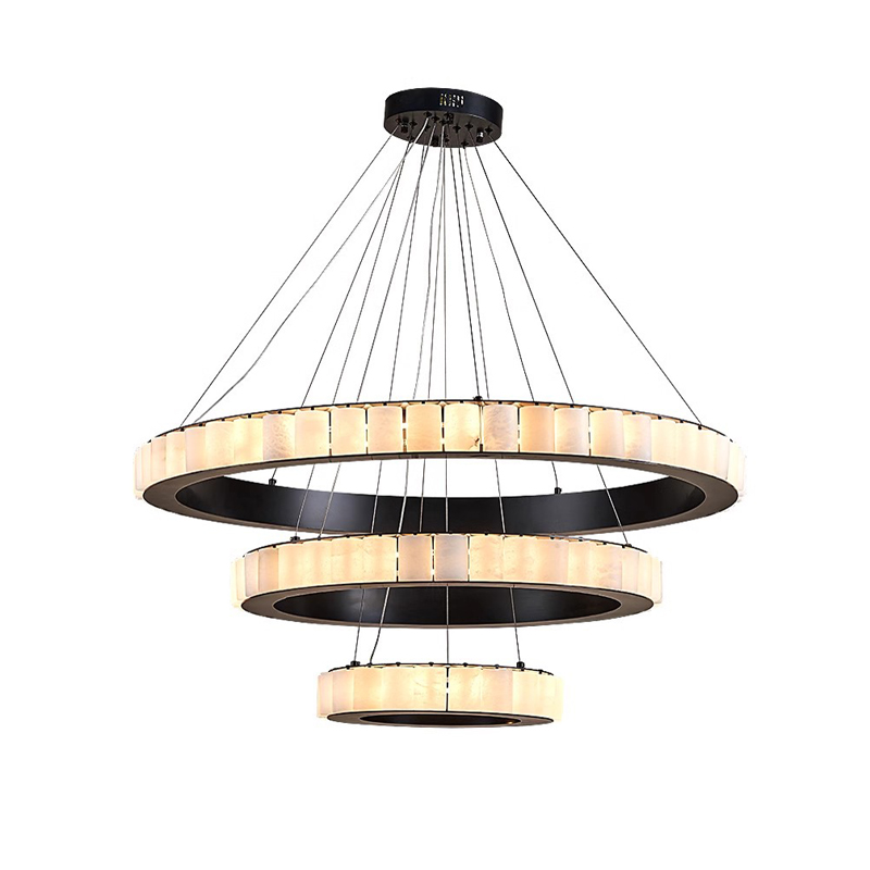 Collectible Vintage Lamps - วินเทจคลาสสิกหินอ่อนคอลเลกชันหรี่แสงได้ LED แขวนโคมไฟโคมระย้าแสงระงับโคมไฟหลอดสําหรับห้องนั่งเล่น