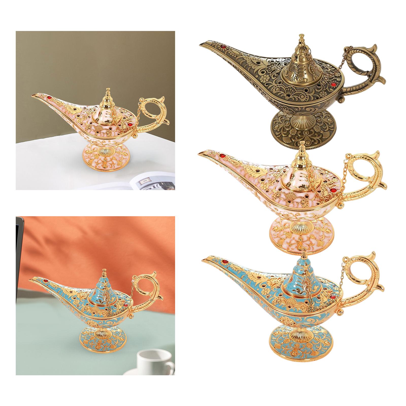 Collectible Vintage Lamps - คลาสสิก Wishing Light โคมไฟตกแต่งแกะสลักของขวัญสะสม Elegant สังกะสีอัลลอยด์สไตล์วินเทจประณีตสําหรับงานแต่งงานฮาโลวีน
