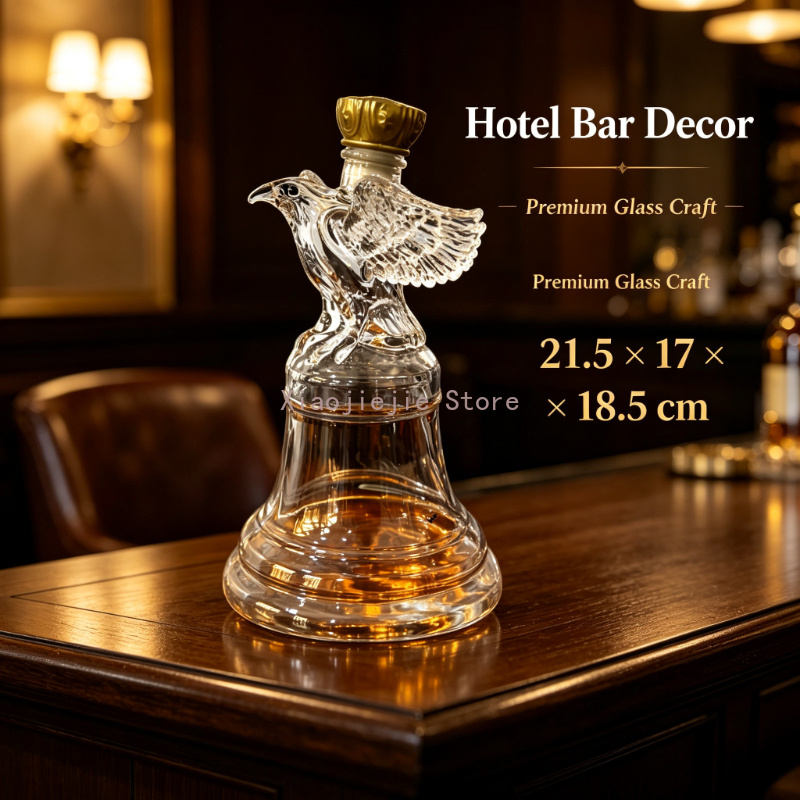 Vintage Collectible Bells - ขวดแก้วลายอินเดพендेन्स อีเกิล ลิเบอร์ตี้ เบลล์ ของสหรัฐอเมริกา รุ่นที่