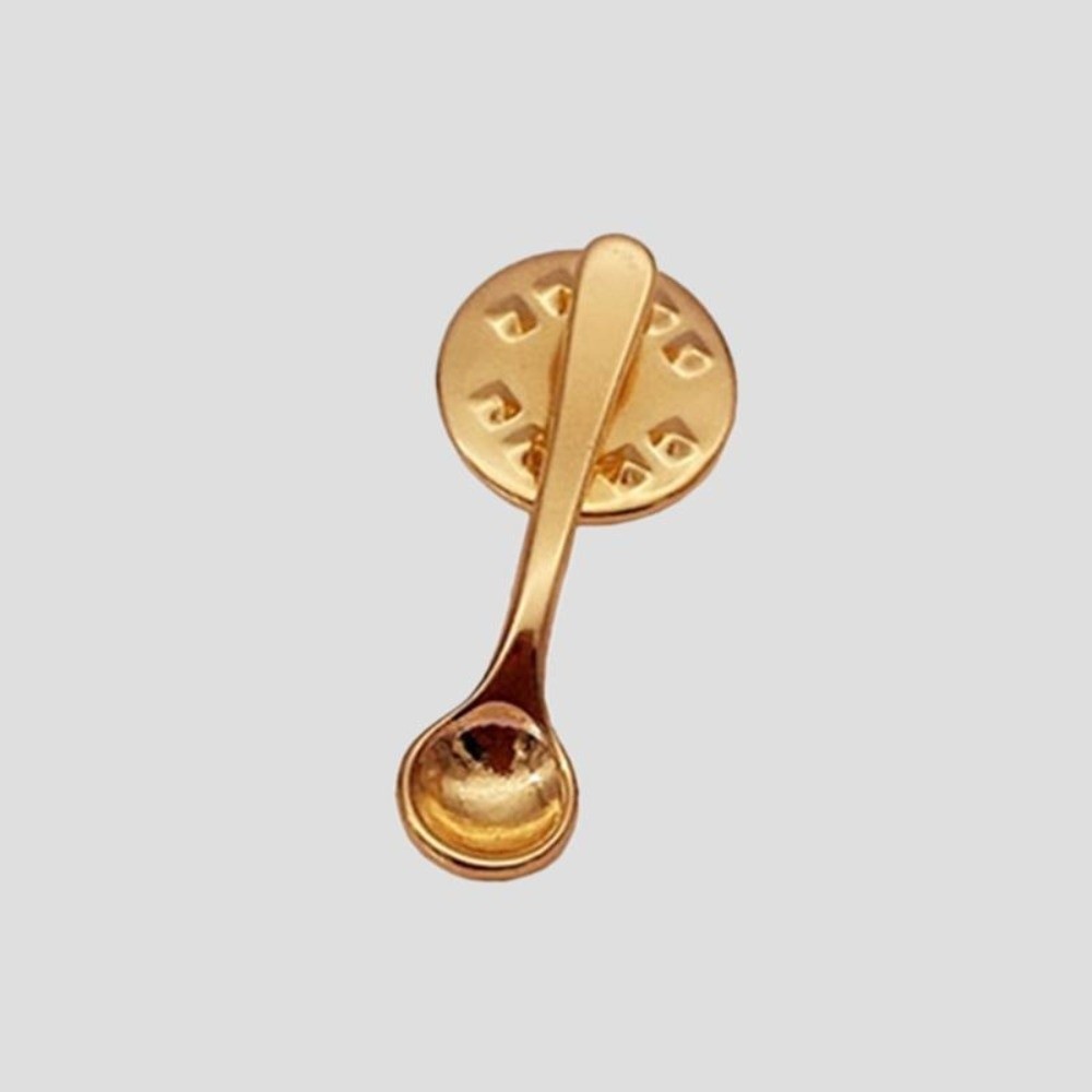 Vintage Collectible Spoons - เข็มกลัดรูปช้อนดีไซน์น่ารัก แฟชั่นวินเทจ ขนาดเล็ก สำหรับติดเสื้อ กระเป๋าเป้ ของสะสม