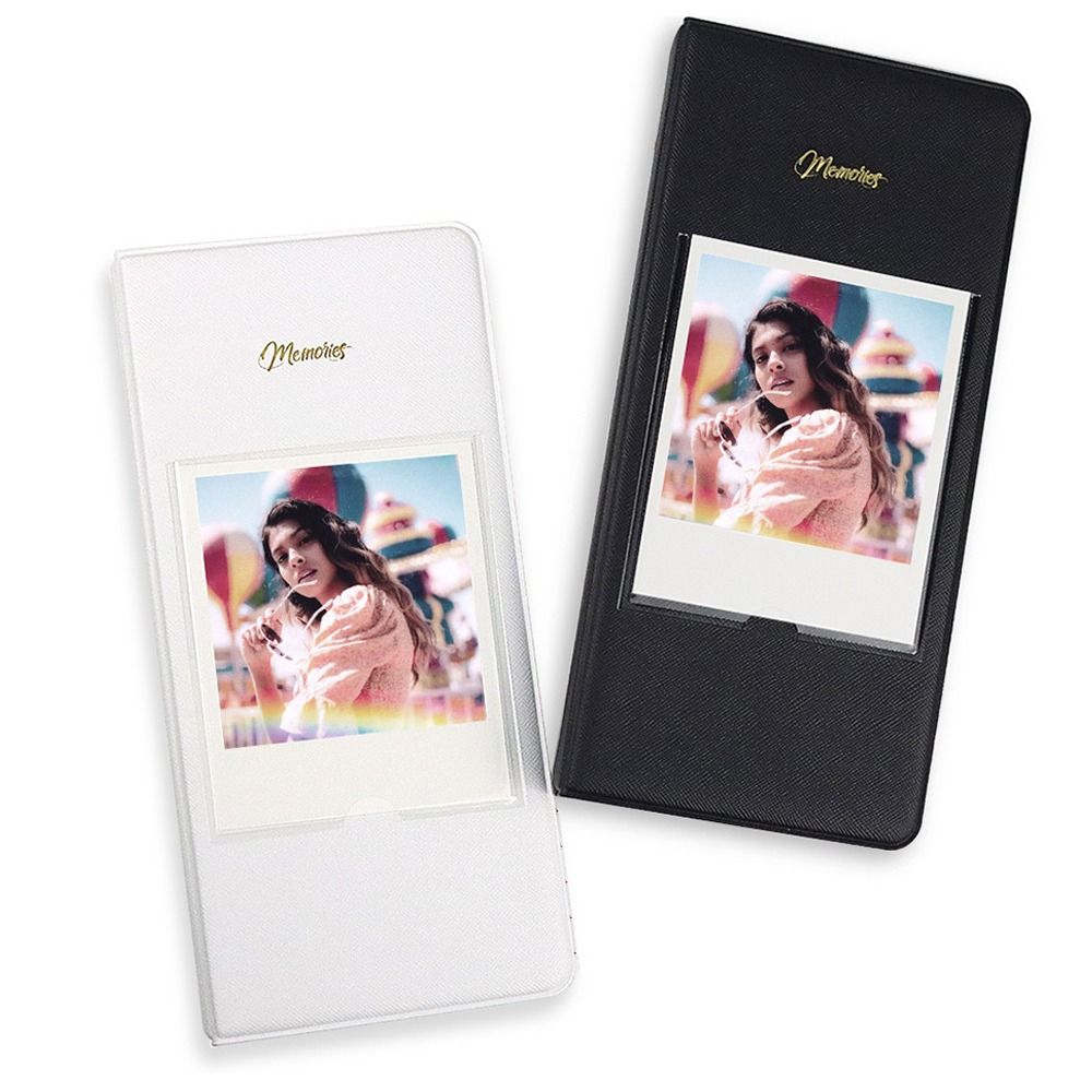 Polaroid Photo Album - กล่องเก็บรูปภาพขนาด5นิ้ว64ช่องสำหรับใส่ตั๋วกล้องสำเร็จรูปสำหรับ Polaroid 600 Fujifilm Instax W210/W300