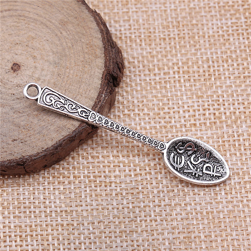 Vintage Collectible Spoons - IFOCUS 10 ชิ้น/ล็อต Rich ช้อน Charms