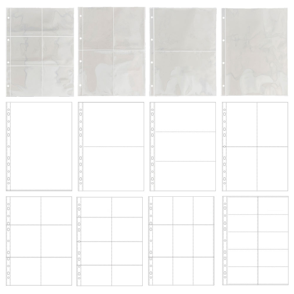 Polaroid Photo Album - A4 ล้าง 10 ชิ้นอัลบั้มรูปเติมหน้าแฟ้มป้องกัน 4/11 หลุม