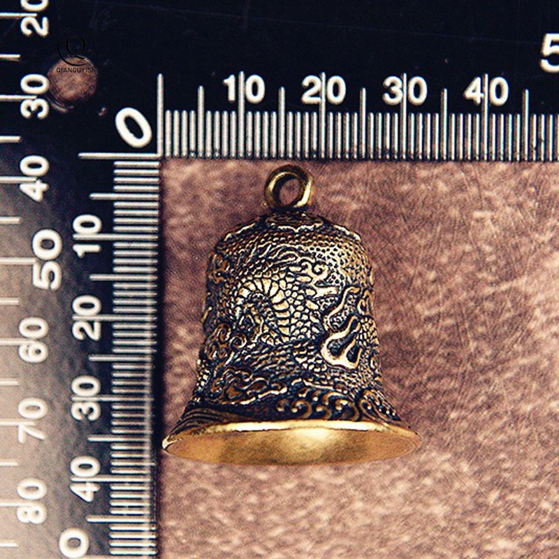 Vintage Brass Bell แกะสลักมังก - Vintage Collectible Bells บทวิจารณ์และราคา