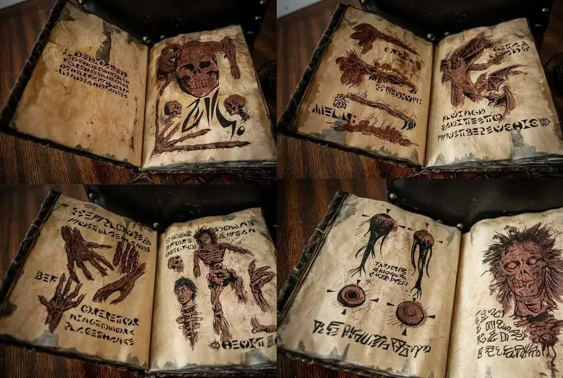หนังสือเวทมนตร์วินเทจ Necronom - Vintage Collectible Books บทวิจารณ์และราคา