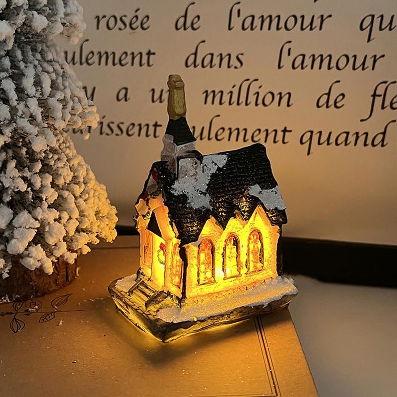 คริสต์มาสบ้านหมู่บ้านวินเทจปลอ - Collectible Vintage Lamps บทวิจารณ์และราคา