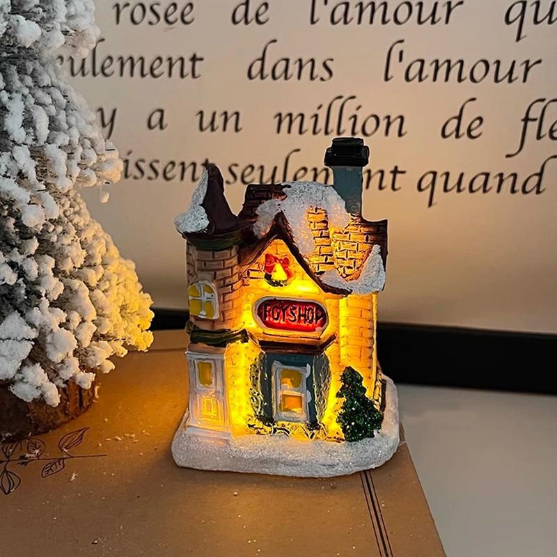 คริสต์มาสบ้านหมู่บ้านวินเทจปลอ - Collectible Vintage Lamps บทวิจารณ์และราคา