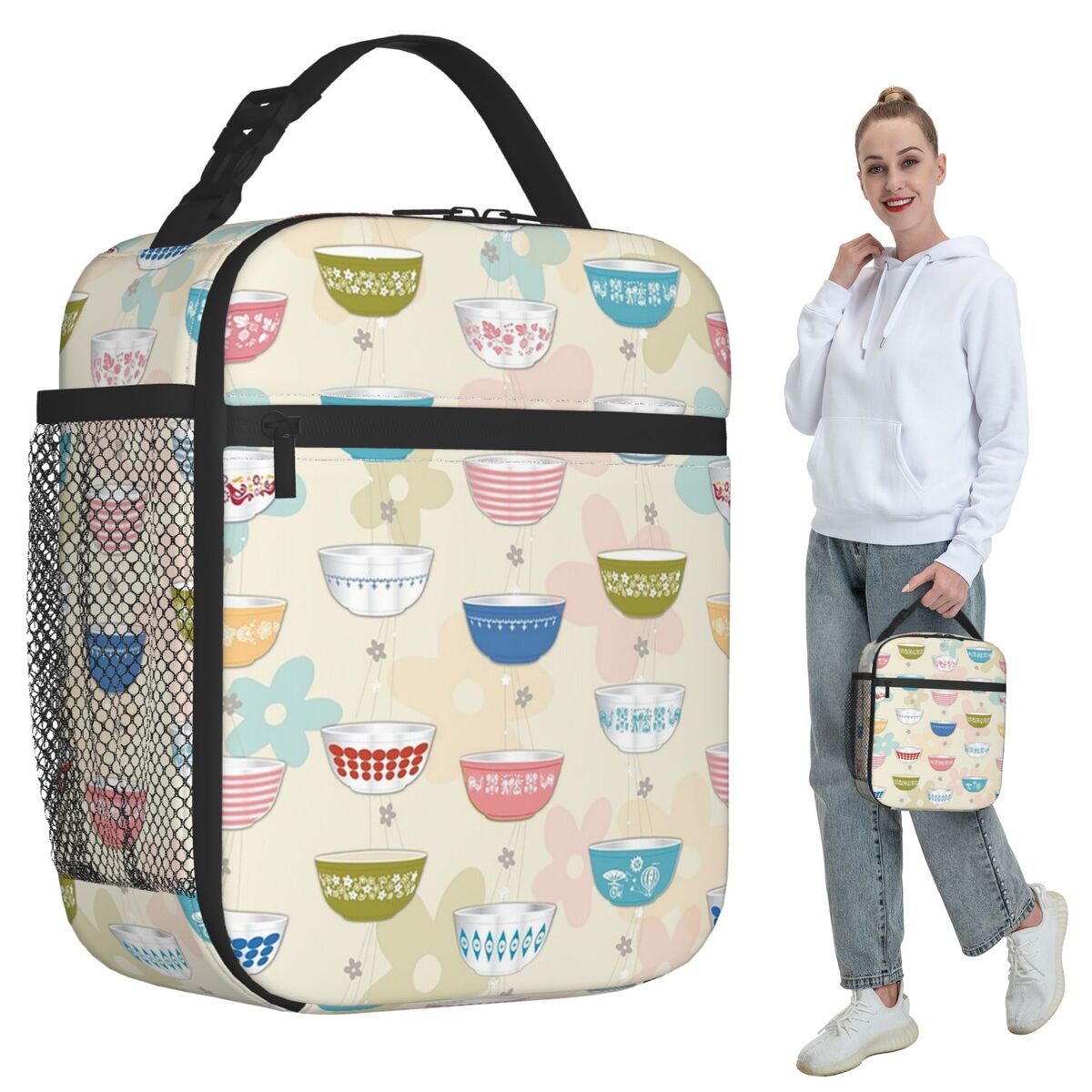 กระเป๋าใส่อาหารแบบมีฉนวนกันควา - Vintage Collectible Pyrex บทวิจารณ์และราคา