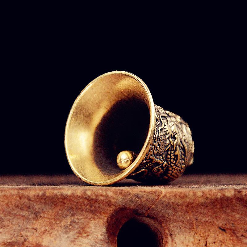 Vintage Brass Bell แกะสลักมังก - Vintage Collectible Bells บทวิจารณ์และราคา