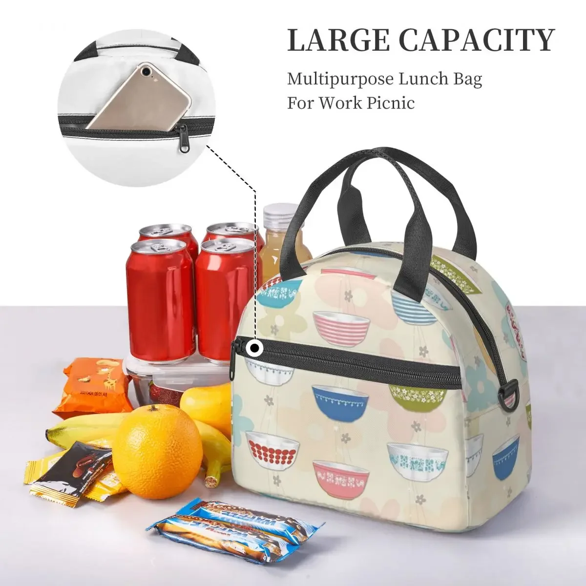 กระเป๋าใส่อาหารแบบมีฉนวนสำหรับ - Vintage Collectible Pyrex บทวิจารณ์และราคา