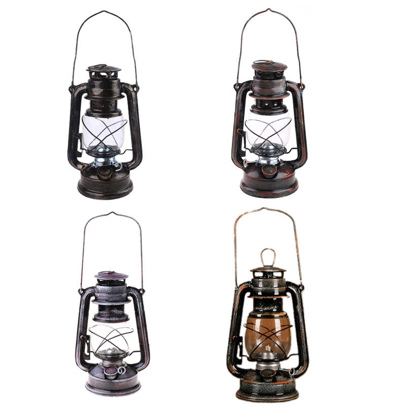 วินเทจโลหะโคมไฟน้ำมันโคมไฟแบบพ - Collectible Vintage Lamps บทวิจารณ์และราคา