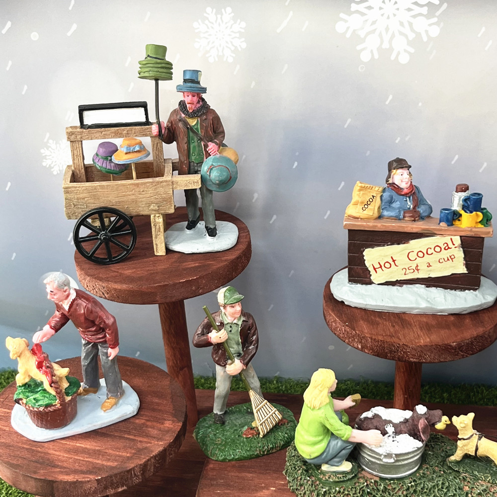 ชุดตุ๊กตาหมู่บ้านคริสต์มาสวินเ - Vintage Collectible Market บทวิจารณ์และราคา