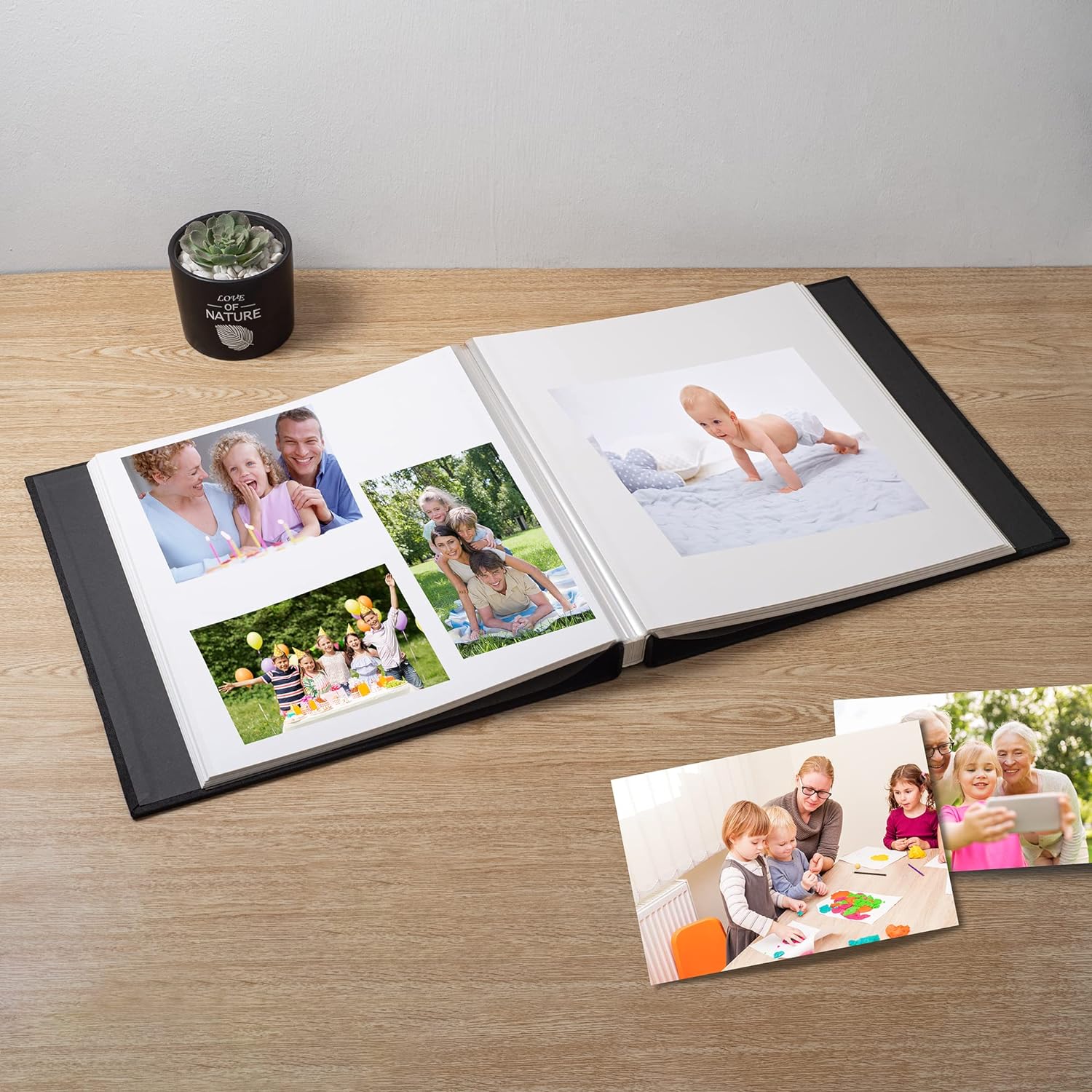 อัลบั้ม Self-กาวสมุดภาพสําหรับ - Polaroid Photo Album บทวิจารณ์และราคา