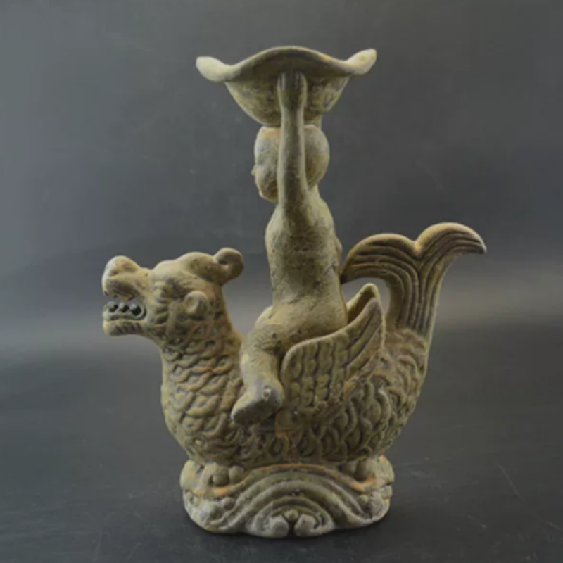 ฐานโคมไฟน้ำมันยี่ห้อ Yue Kiln  - Collectible Vintage Lamps บทวิจารณ์และราคา