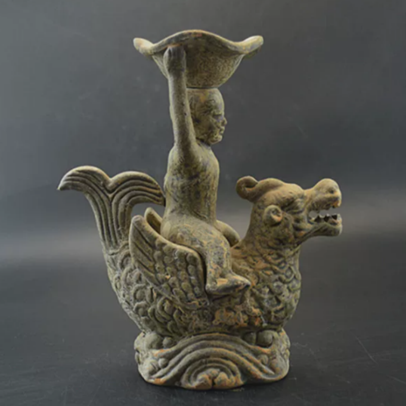 ฐานโคมไฟน้ำมันยี่ห้อ Yue Kiln  - Collectible Vintage Lamps บทวิจารณ์และราคา