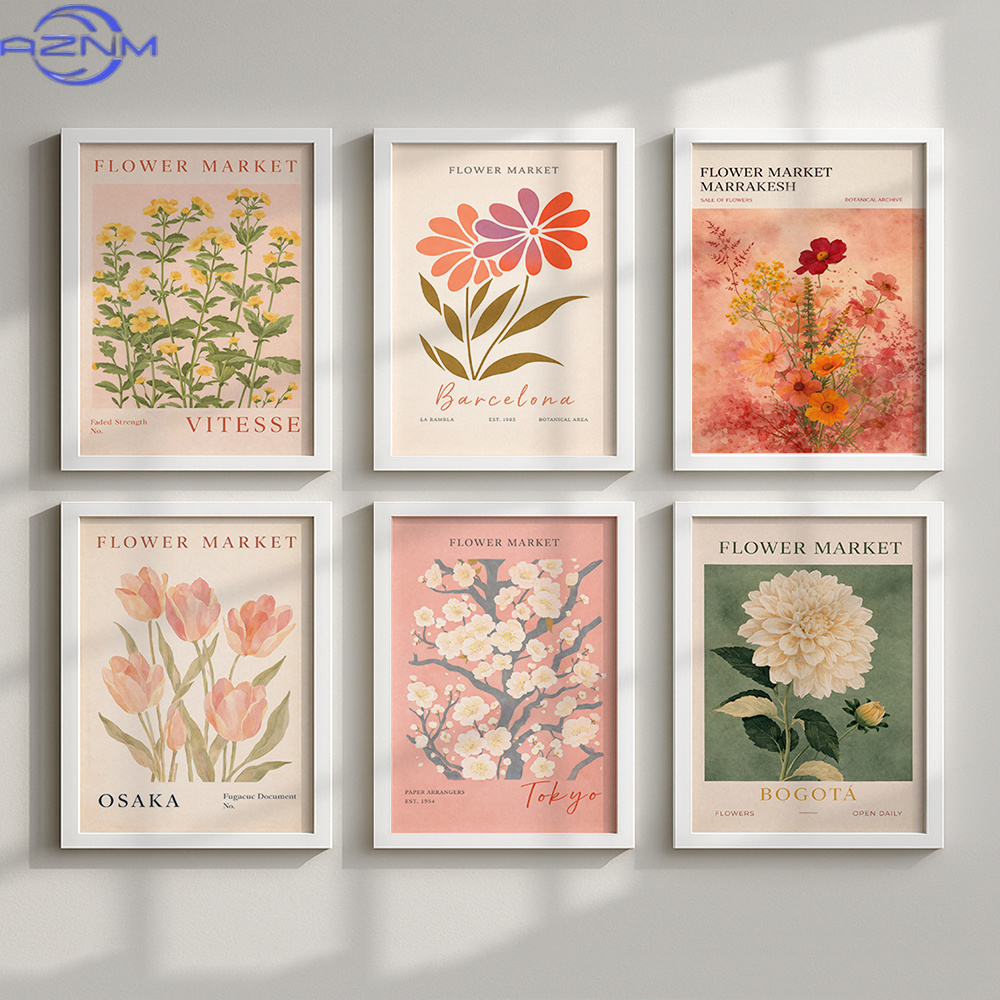ชุดภาพพิมพ์บนผ้าใบ 6 ชิ้น ลายด - Vintage Collectible Market บทวิจารณ์และราคา