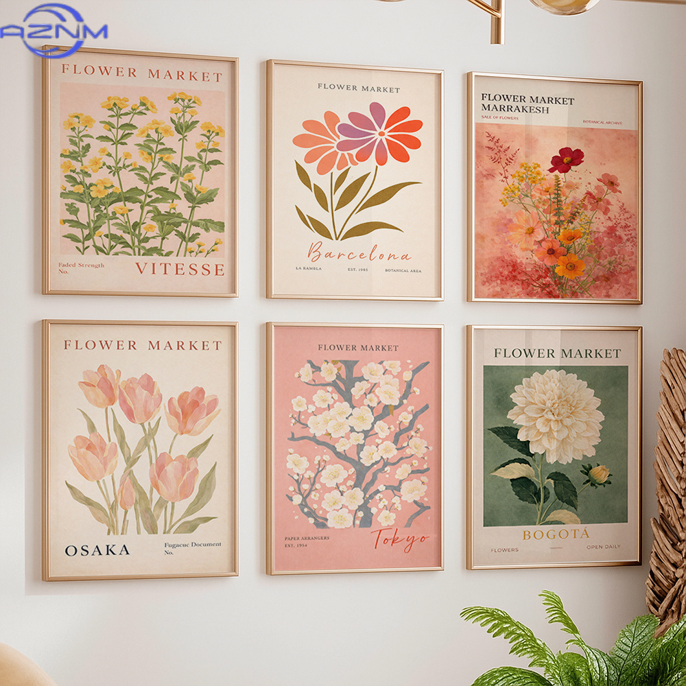 ชุดภาพพิมพ์บนผ้าใบ 6 ชิ้น ลายด - Vintage Collectible Market บทวิจารณ์และราคา